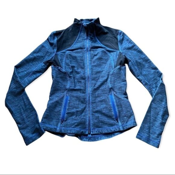 Lululemon Forme Jacket Slub Denim Limitless Blue 8 - Picture 8 of 15